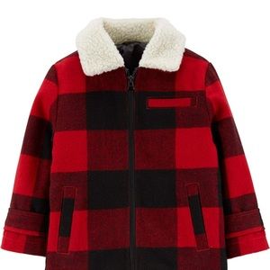 Carters red & black plaid Jacket, size 18M